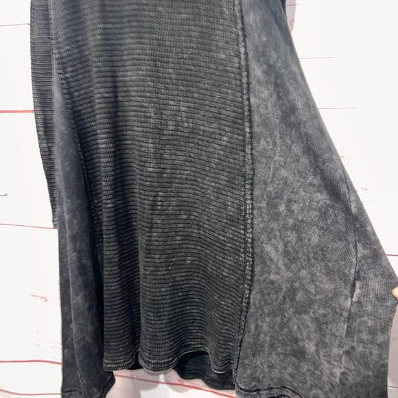 Abel Distressed Wash Thermal Knit Fit & Flare Dress | Women’s Medium - Picture 3 of 4